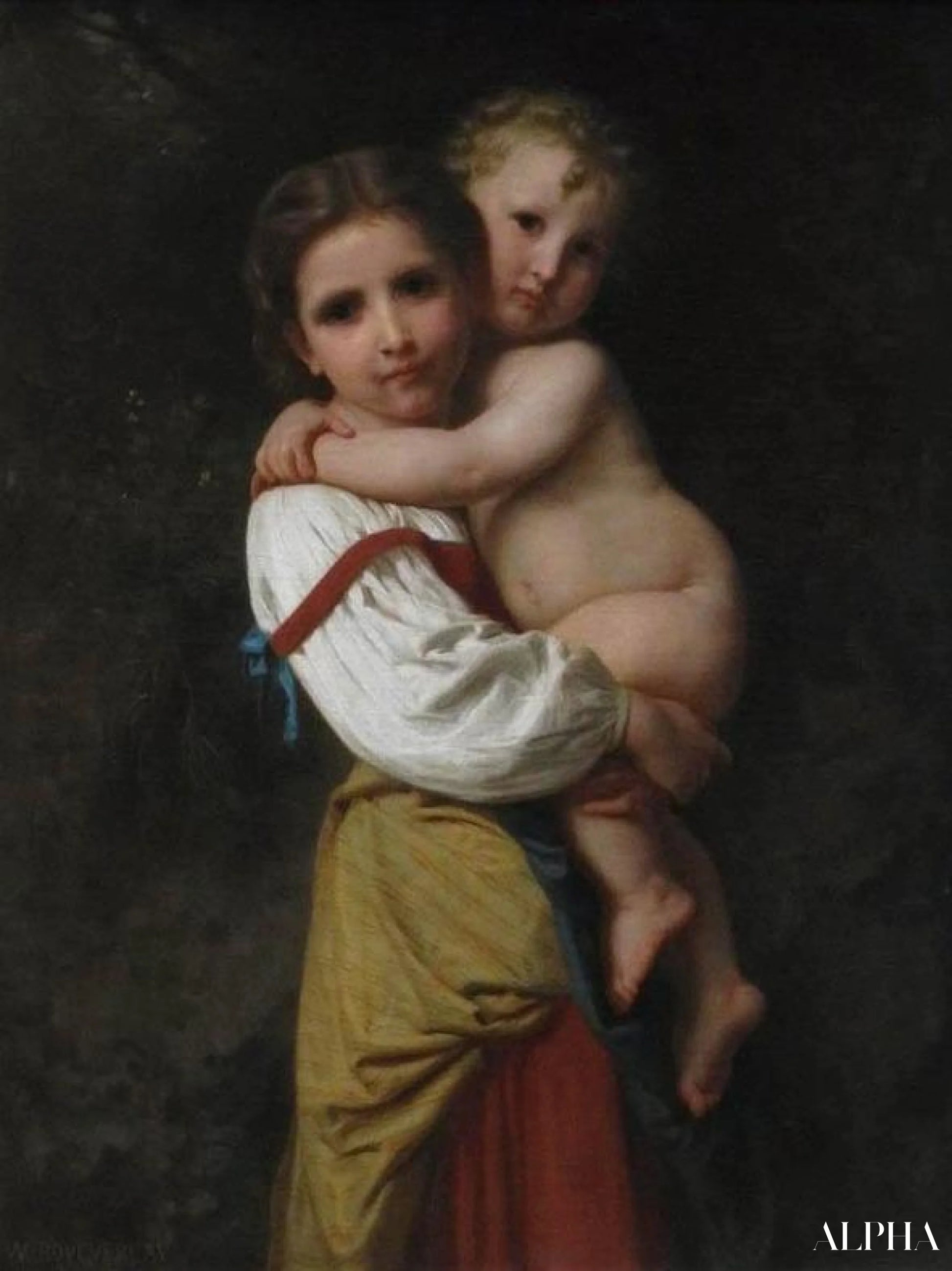 Aller au bain - William Bouguereau - Reproductions de tableaux et peintures haut de gamme