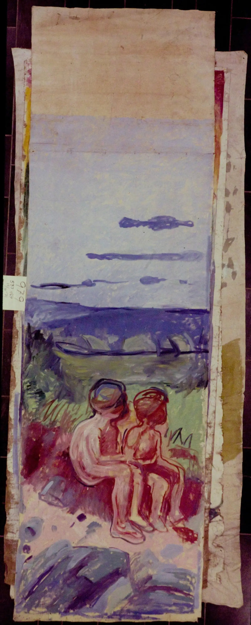 Alma Mater: two children sitting - Edvard Munch