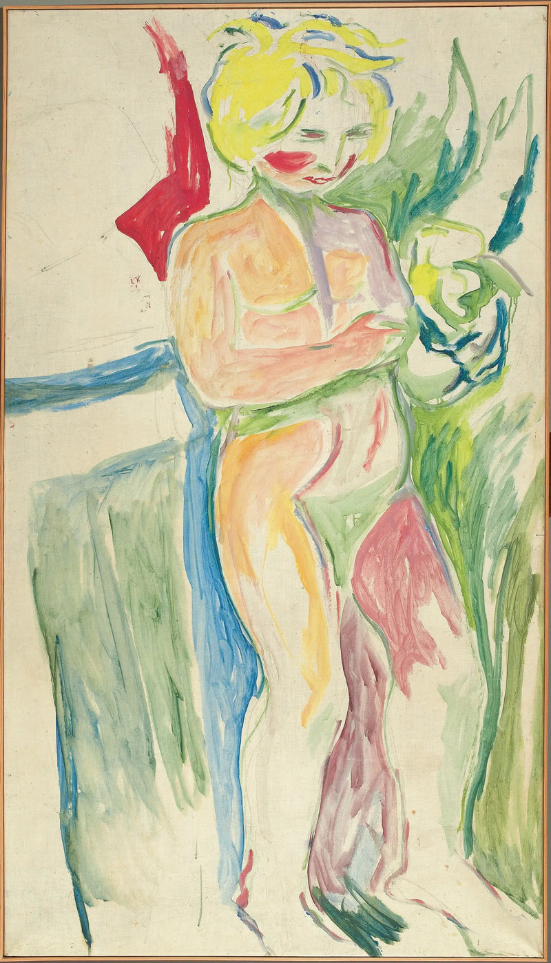 Alma Mater: standing child - Edvard Munch