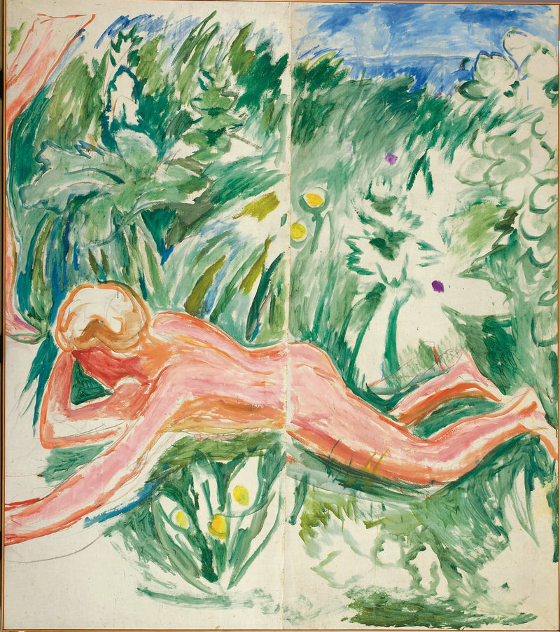 Alma Mater: reclining boy - Edvard Munch