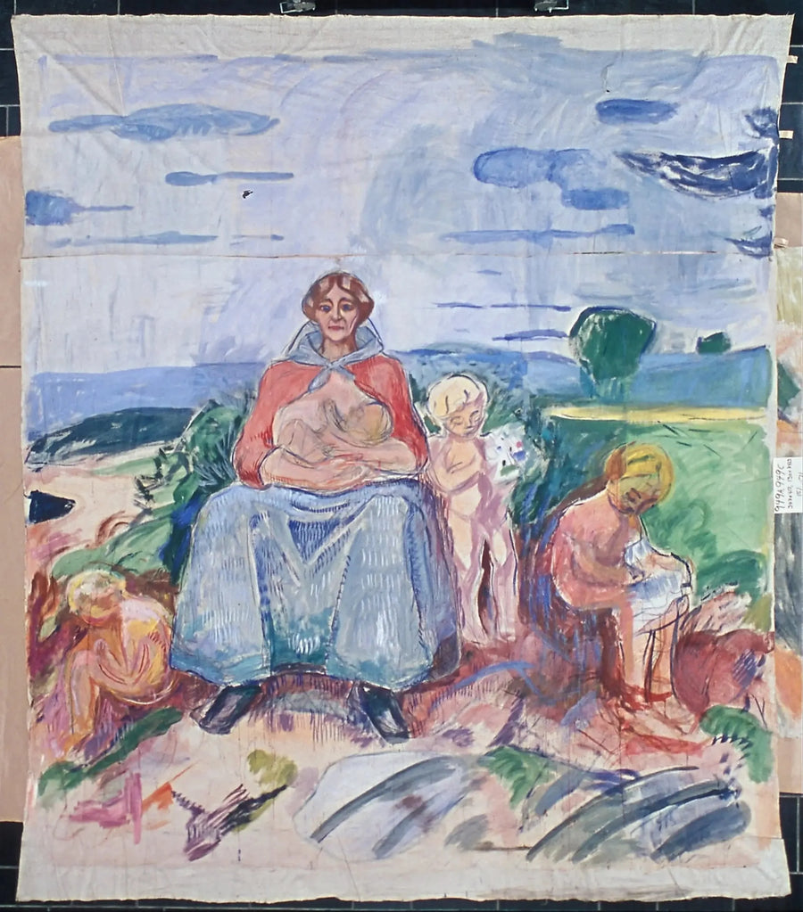 Alma Mater: central part - Edvard Munch