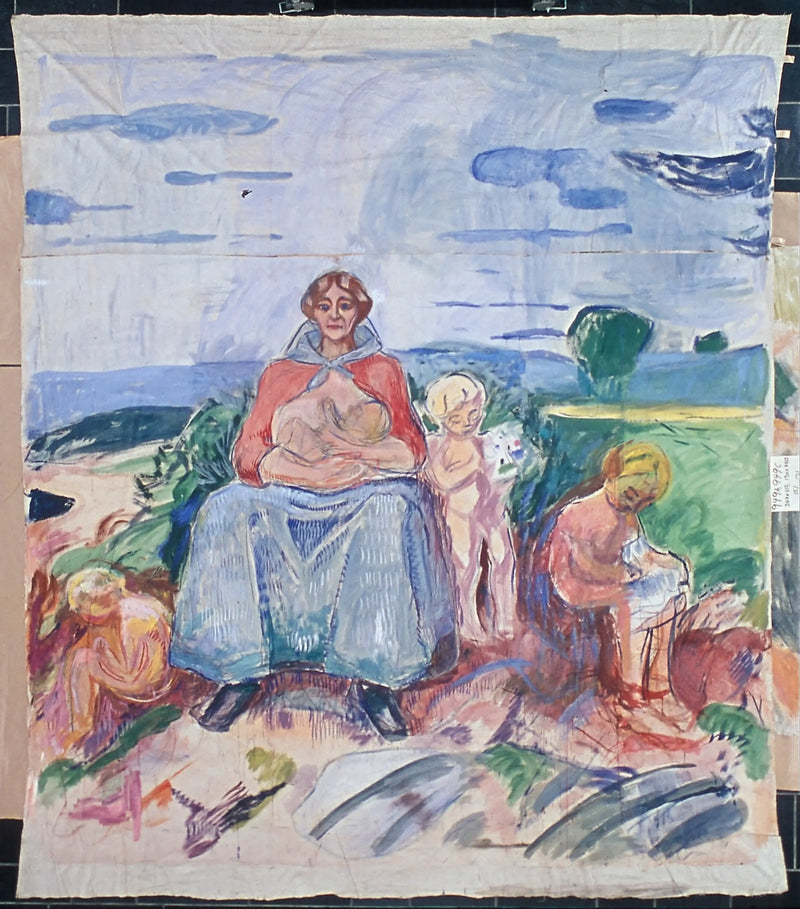 Alma Mater: central part - Edvard Munch