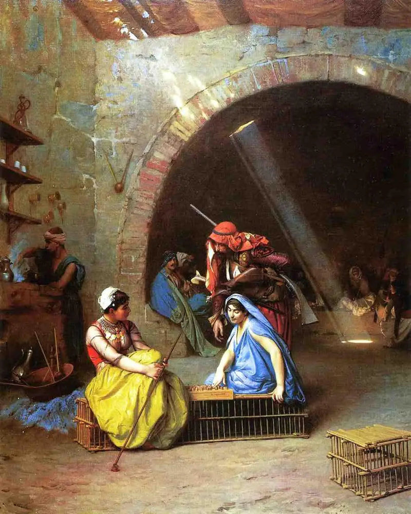 Almées Playing Chess - Jean-Léon Gérôme