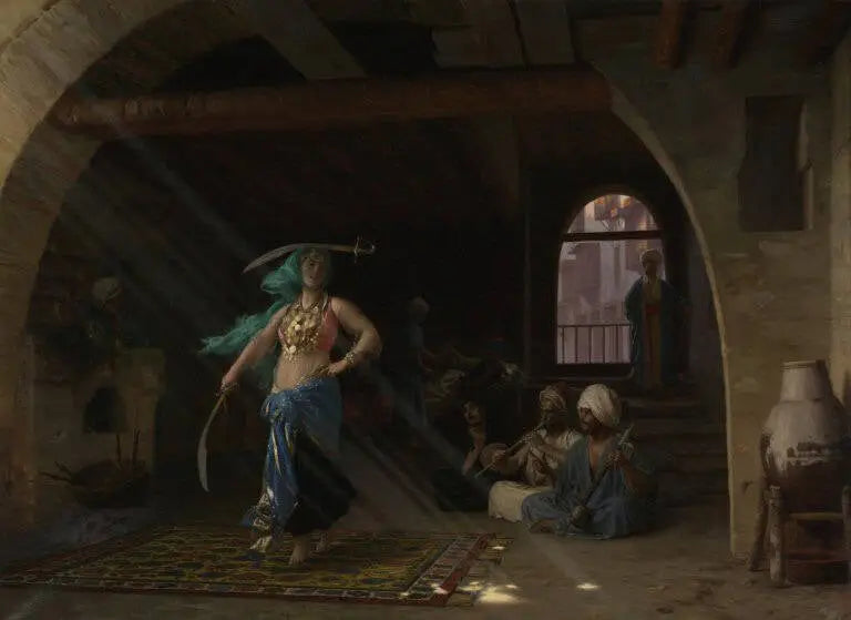 Almeh performing the sword dance - Jean-Léon Gérôme
