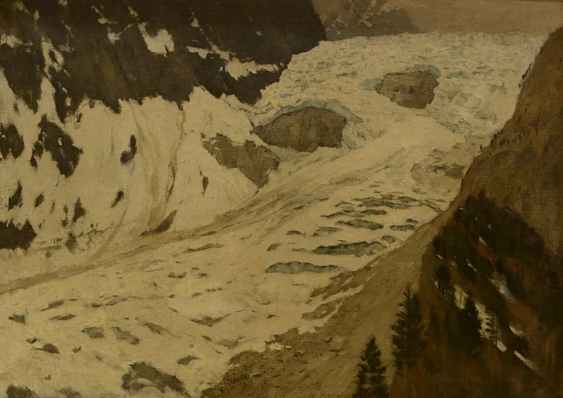 Alps. Snow - Isaac Levitan