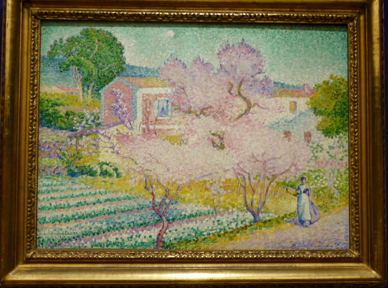Flowering Almond Trees - Henri-Edmond Cross