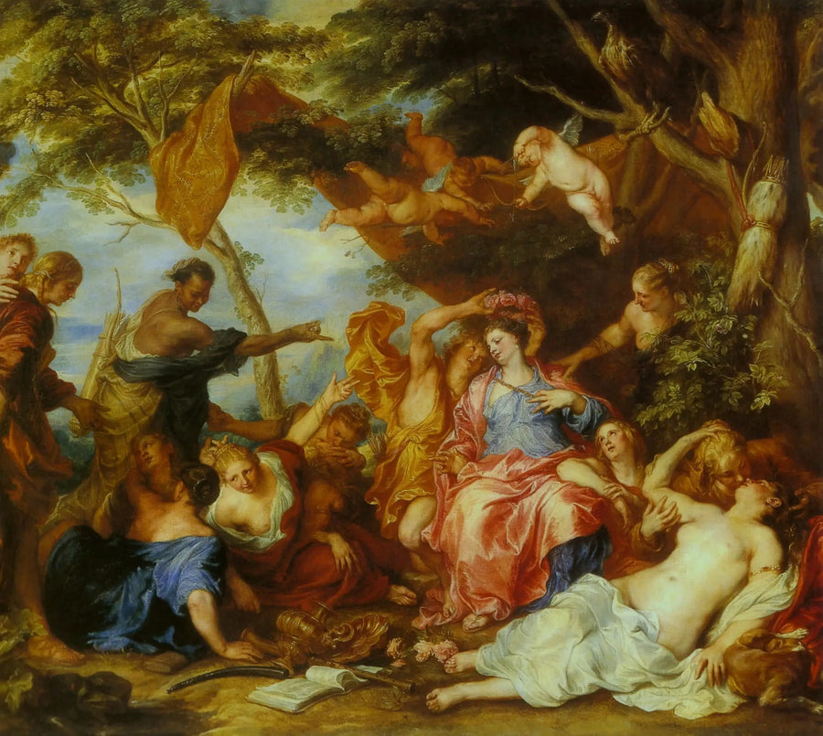 Amarillis and Mirtillo - Antoine van Dyck