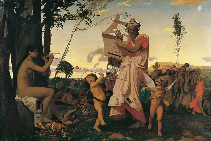 Anacreon, Bacchus and Love - Jean-Léon Gérôme