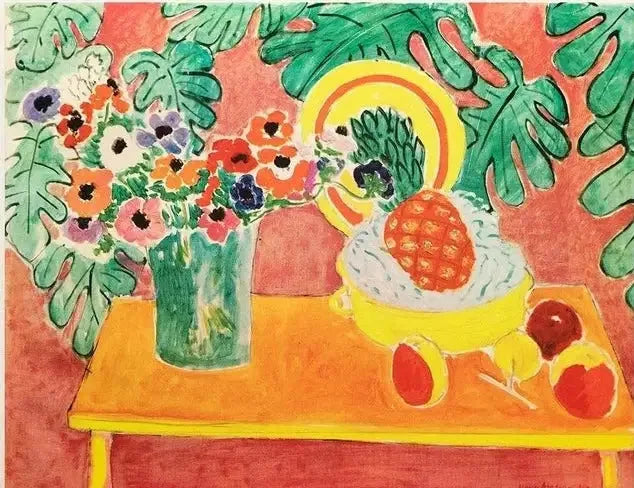 Pineapple and Anemones - Henri Matisse