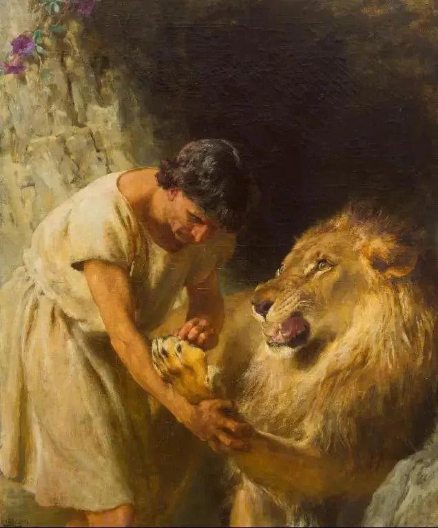 Androclès and the Lion - Briton Rivière