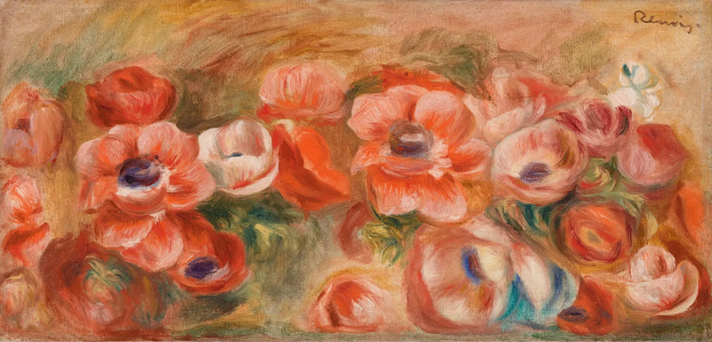 Anemones (Anemones) - Pierre-Auguste Renoir