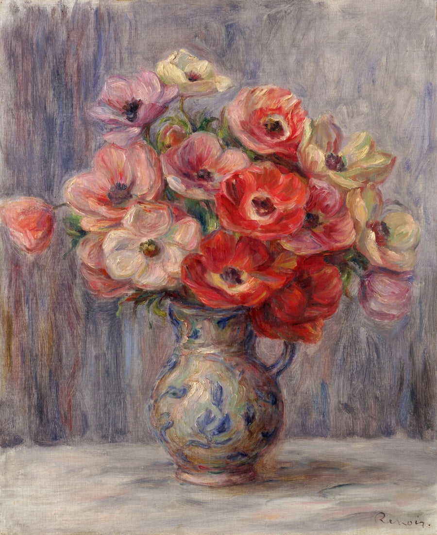 Anemones - Pierre-Auguste Renoir