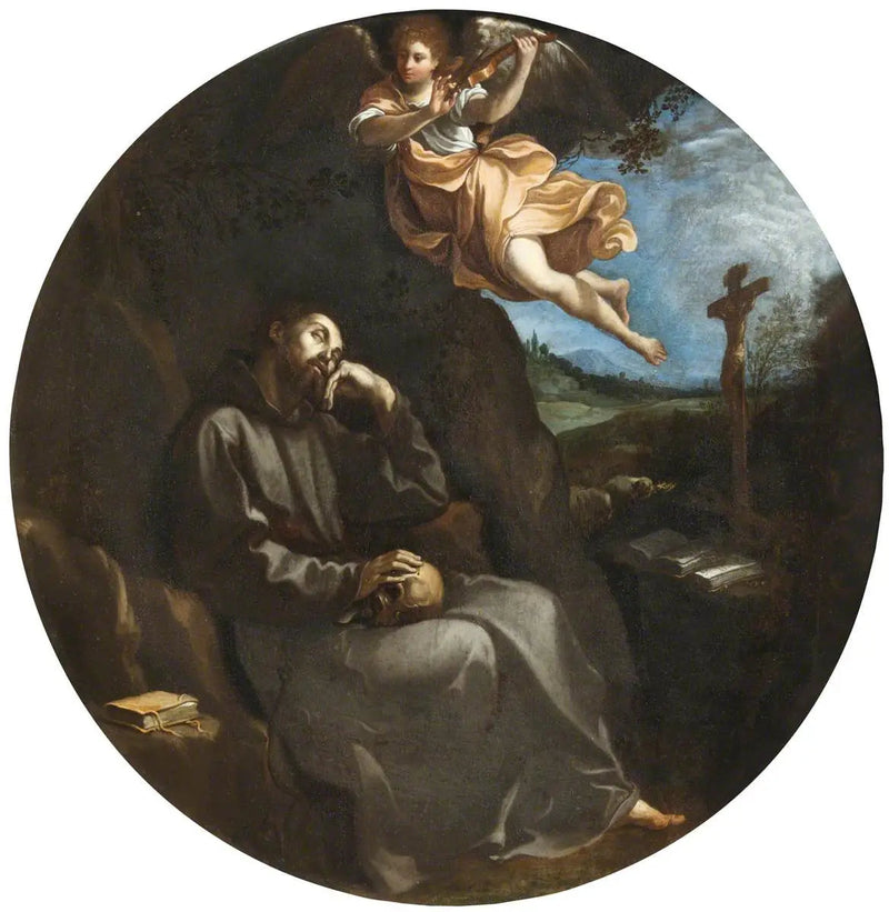 Angel appearing to Saint Francis - Guido Reni