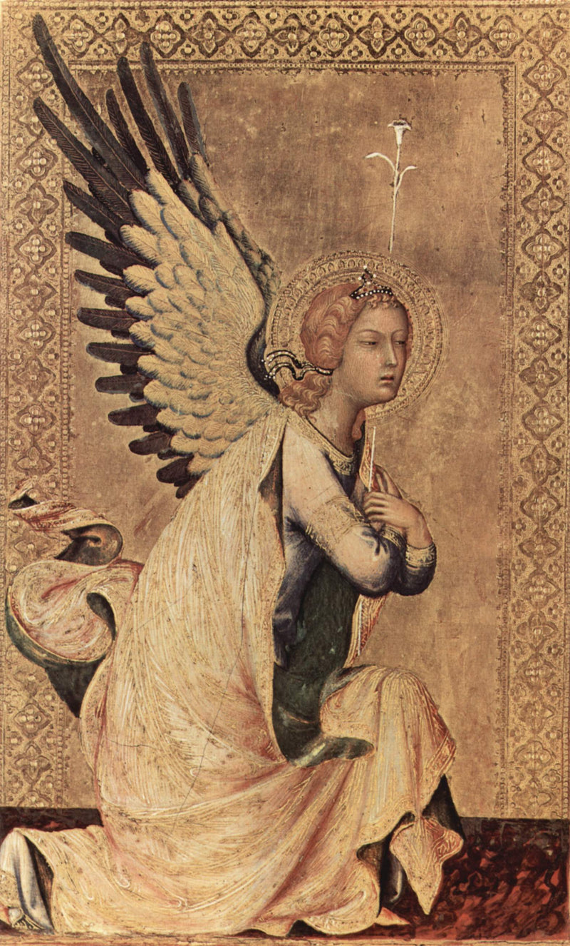 Annunciation Angel - Simone Martini