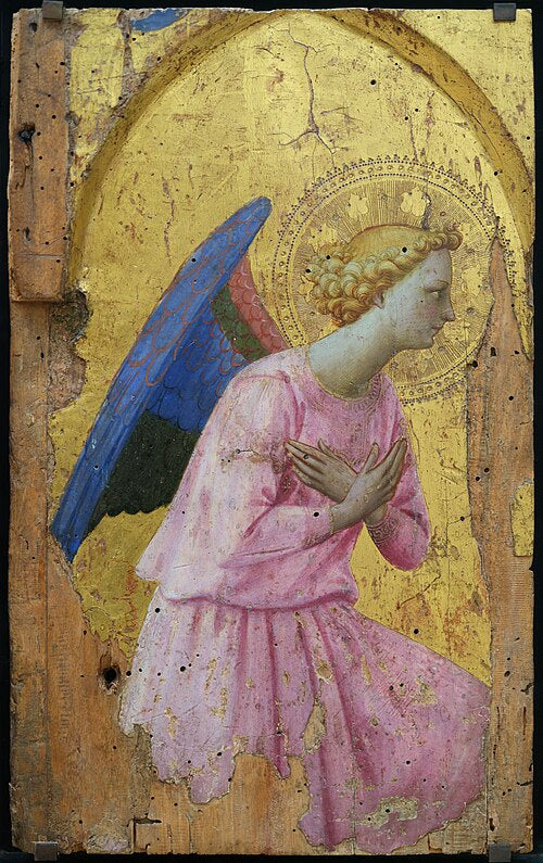 Angel in adoration, turned to the right - Fra Angelico