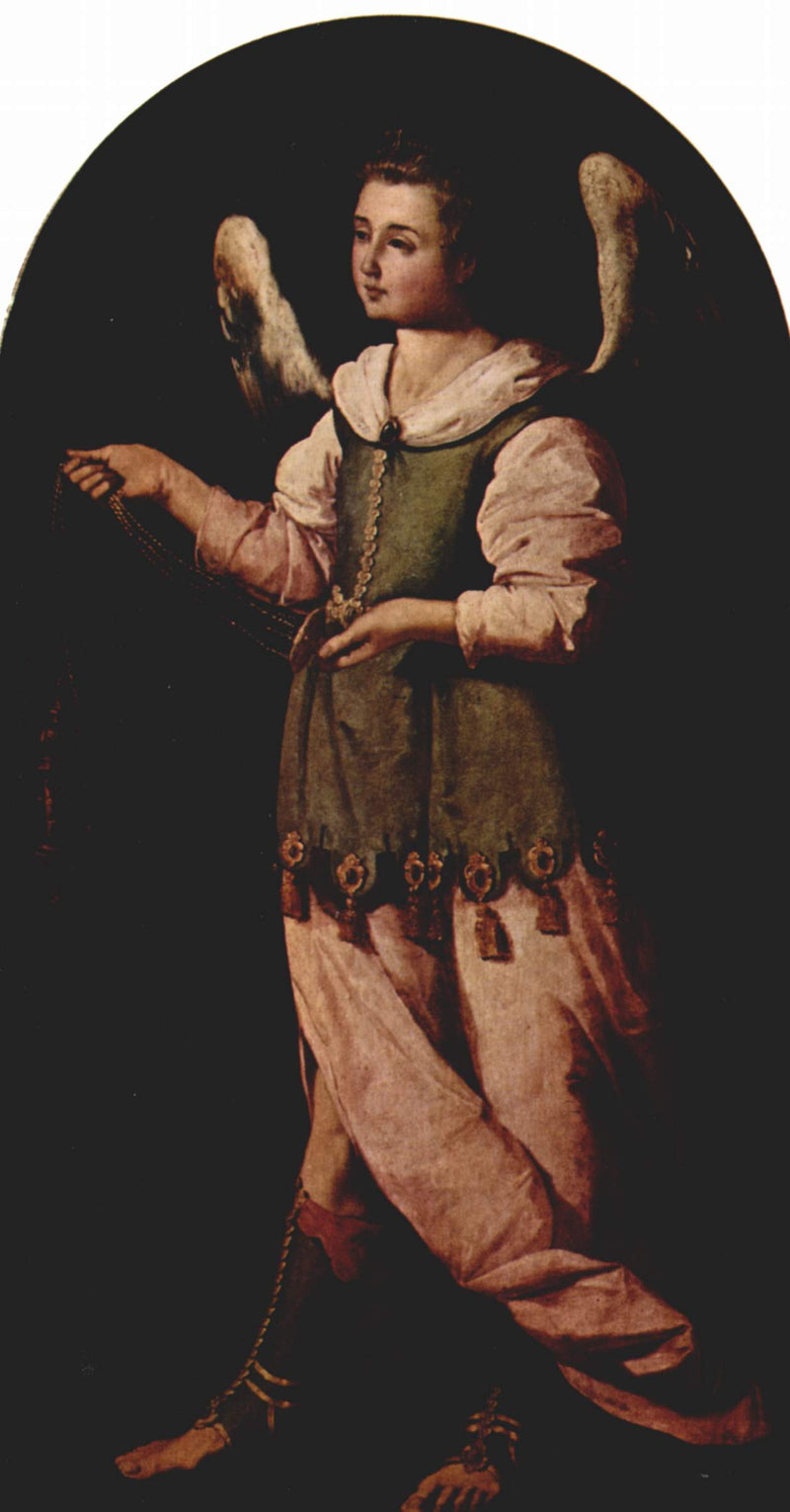 Angel carrying an incense burner - Francisco de Zurbarán