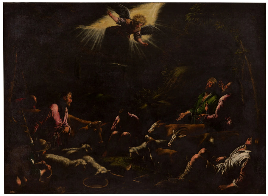 Anges annonçant aux bergers la naissance de Jésus - Jacopo Bassano