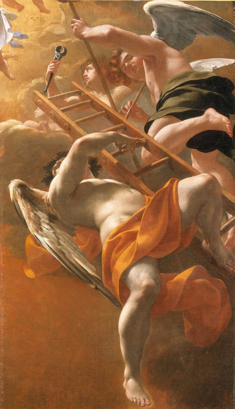 Angels Carrying the Instruments of the Passion - Simon Vouet