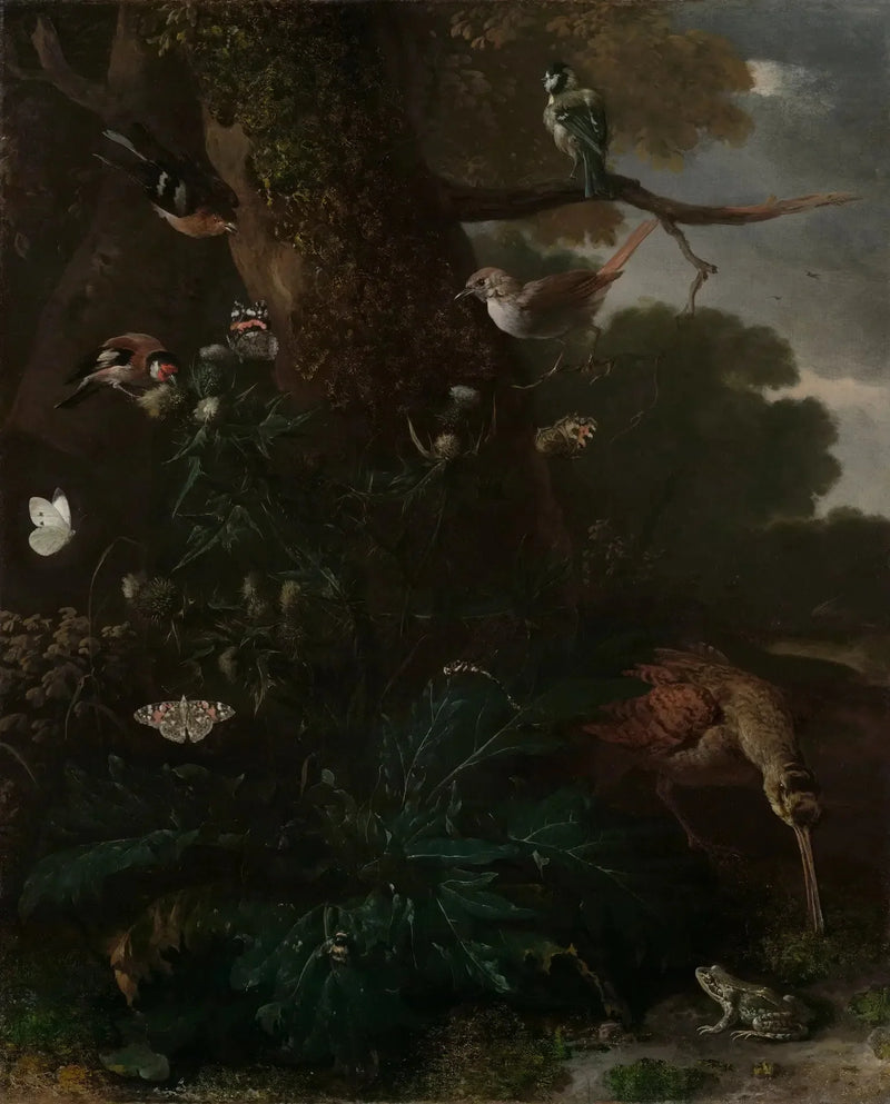 Animals and Plants of the Forest - Melchior de Hondecoeter
