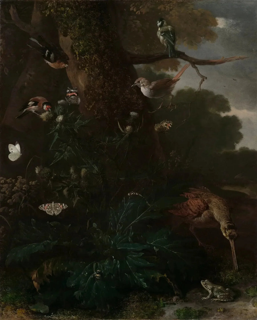 Animals and Plants of the Forest - Melchior de Hondecoeter