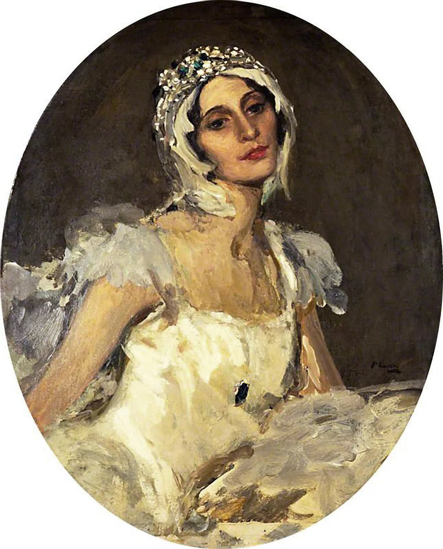 Anna Pavlova (1881–1931), in the role of the "Dying Swan" - John Lavery