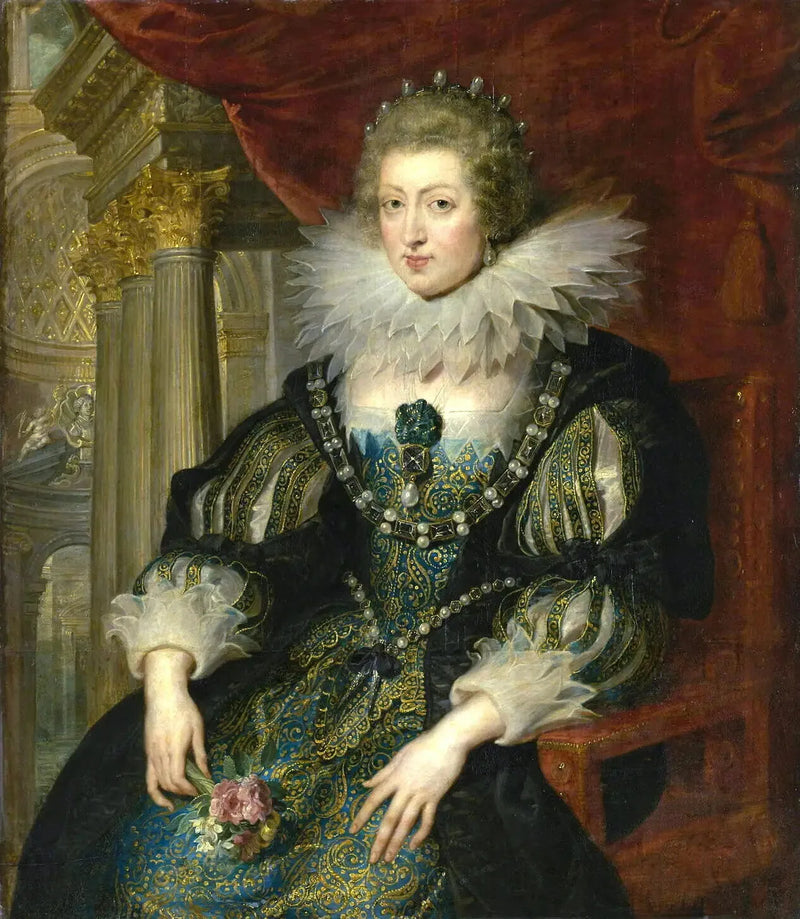 Anne d'Autriche, Queen of France - Peter Paul Rubens