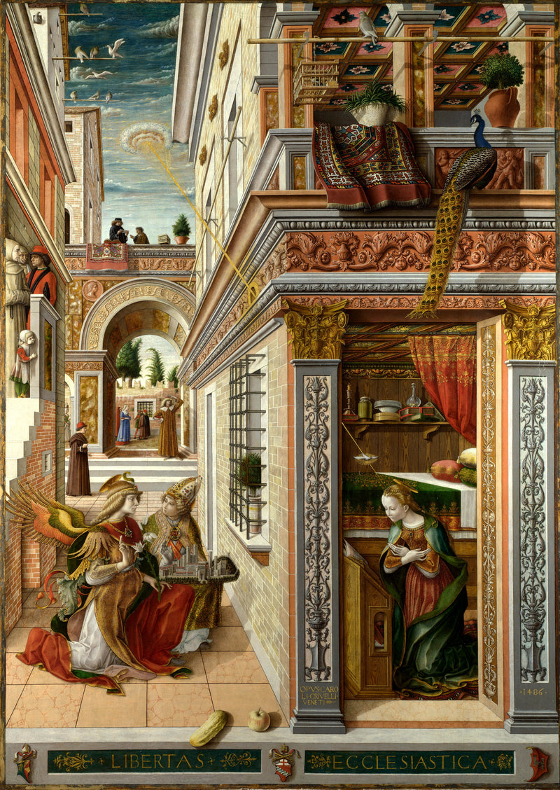 Annunciation of Ascoli - Carlo Crivelli