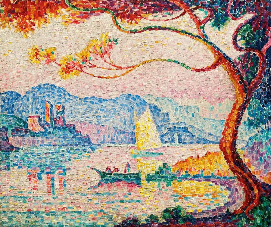 Antibes. Small Port of Bacon - Paul Signac