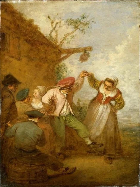 La Vraie Gaieté, peinture d’Antoine Watteau