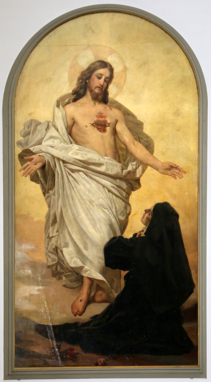 Apparition du Sacré-Cœur à sainte Marguerite-Marie Alacoque - Antonio Ciseri