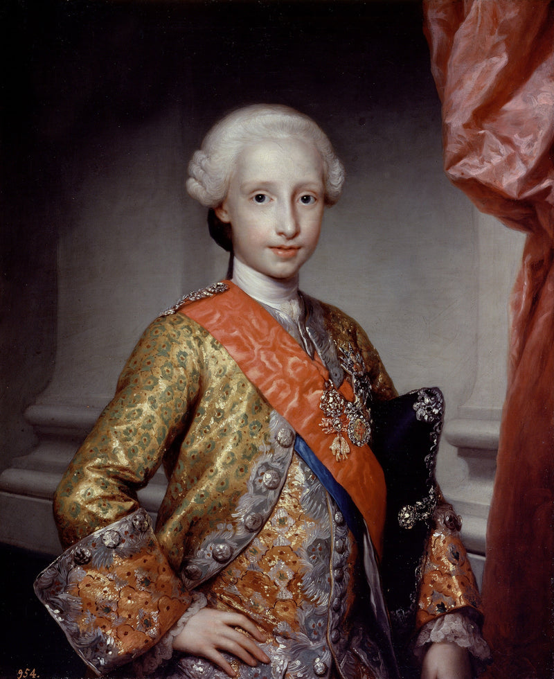 Antonio Pascual de Borbón y Sajonia, prince of Spain - Anton Raphael Mengs