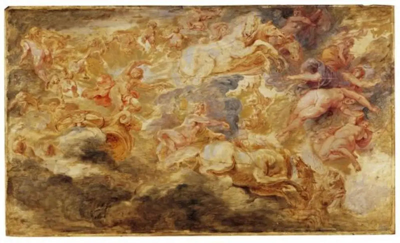 Apollo dans le char du soleil - Peter Paul Rubens