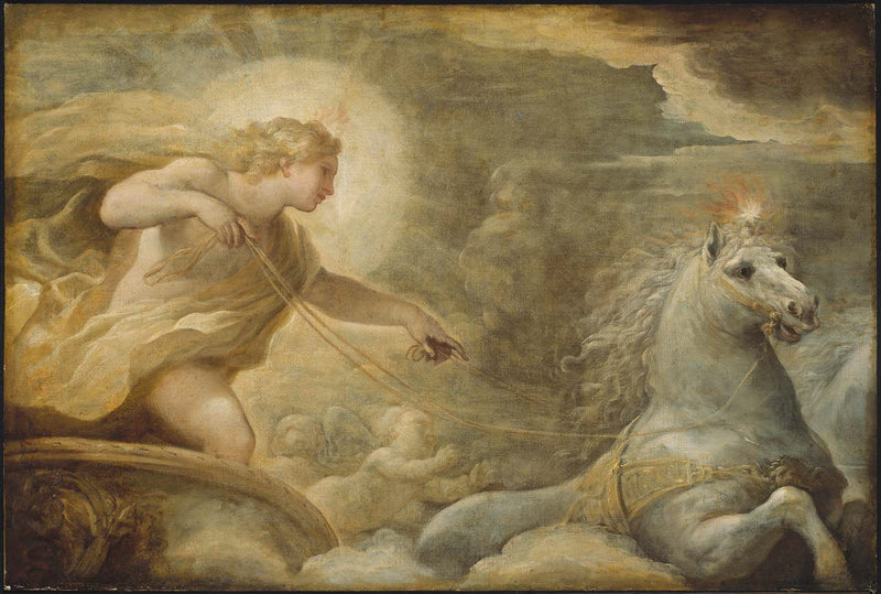 Apollo in His Chariot - Luca Giordano