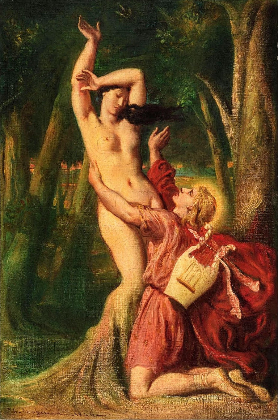 Apollo and Daphne - Théodore Chassériau