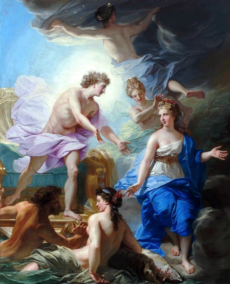 Apollo and Thetis - Jean-Baptiste Jouvenet