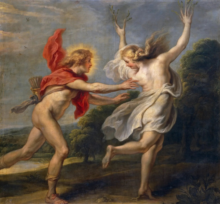 Apollo Chasing Daphne - Peter Paul Rubens