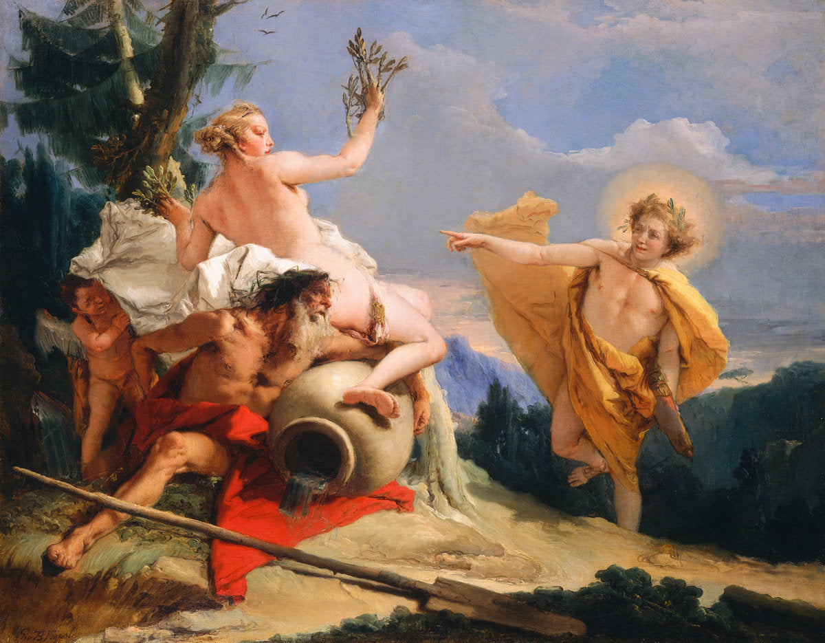 Apollo Chasing Daphne - Giovanni Battista Tiepolo