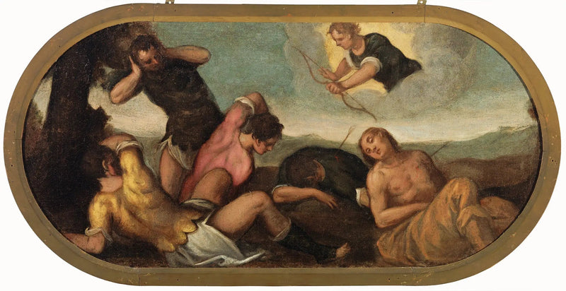 Apollo shoots at Niobe's children - Paul Véronèse