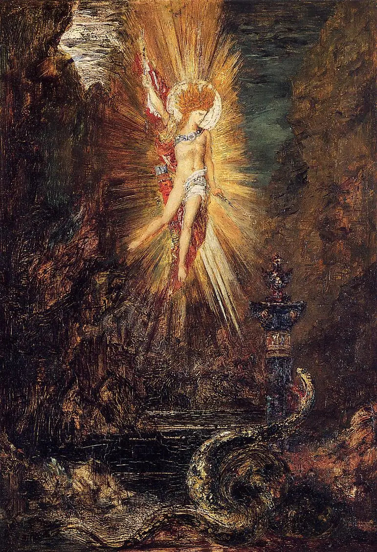 Apollo Vanquishing the Python Serpent - Gustave Moreau