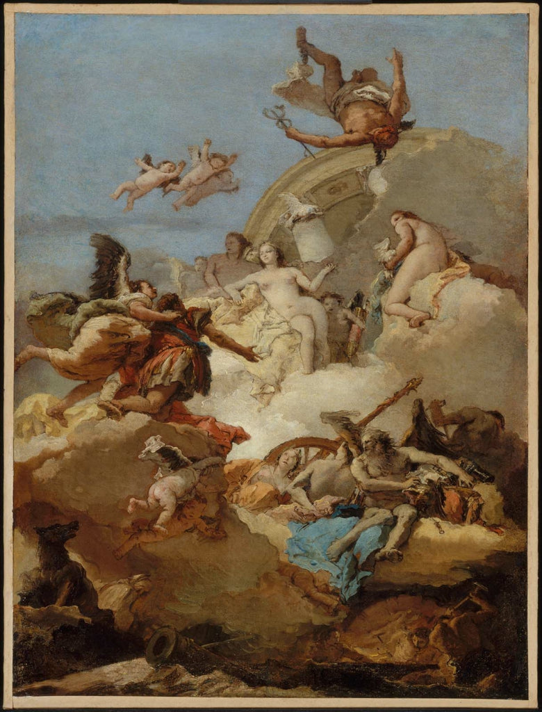 Apothéosis of Aeneas - Giovanni Battista Tiepolo
