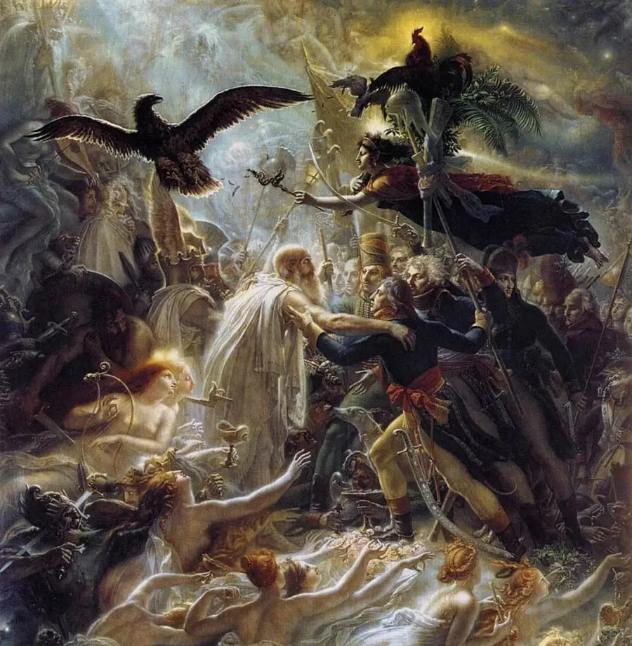 Apotheosis of the French heroes who died for the homeland during the war of liberty - Anne-Louis Girodet