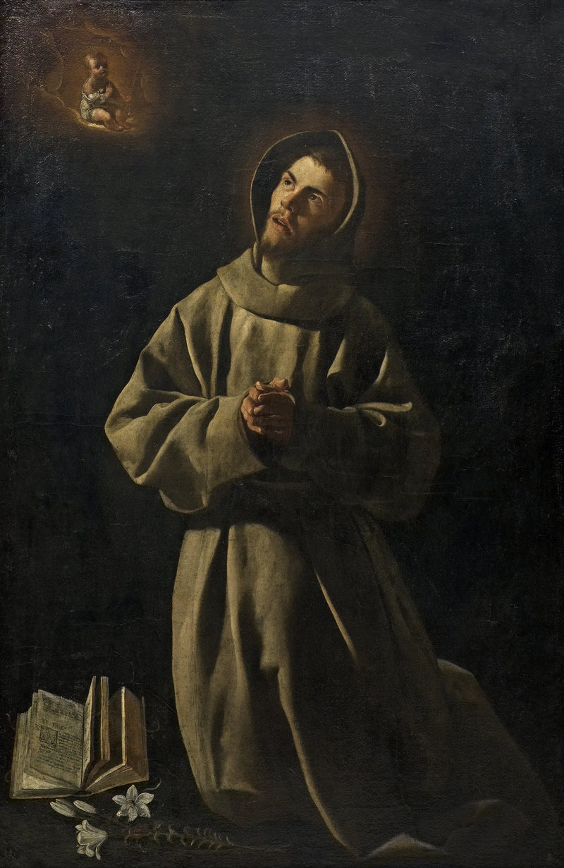 Apparition of the Child Jesus at Saint Anthony of Padua - Francisco de Zurbarán