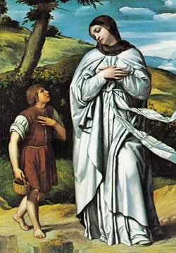Apparition of the Madonna to the Sordomuto Filippo Viotti - Alessandro Bonvicino