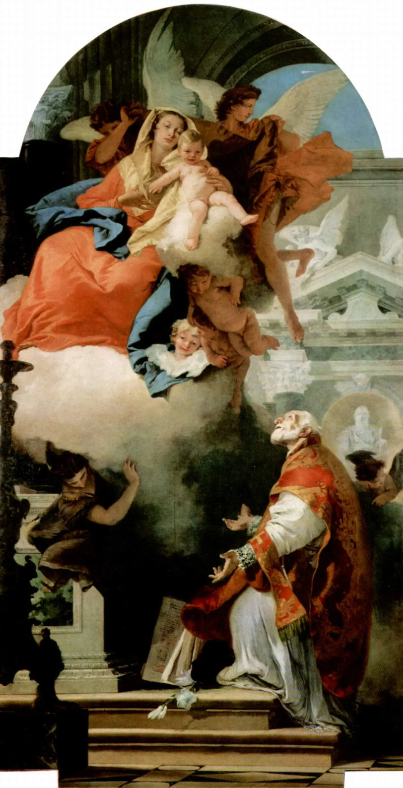 Apparition of the Virgin at Saint Filippo Neri - Giovanni Battista Tiepolo