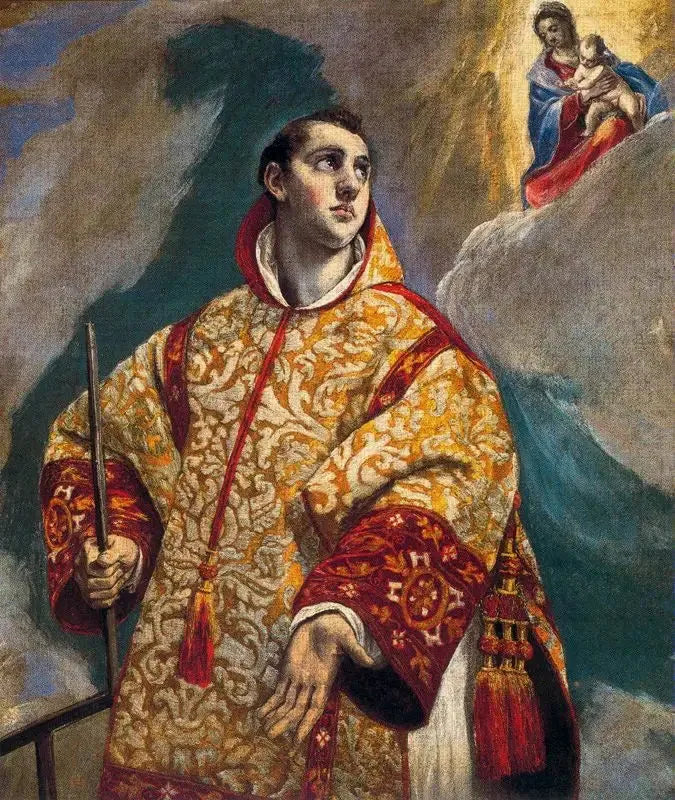 Apparition of the Virgin at San Lorenzo - El Greco