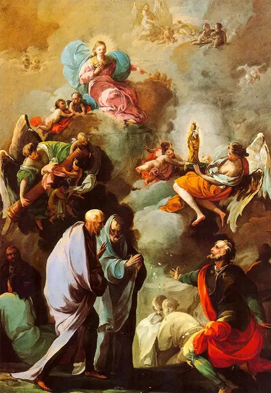 Apparition of the Virgin of the Pillar to Saint James and his Disciples in Zaragoza - Francisco de Goya
