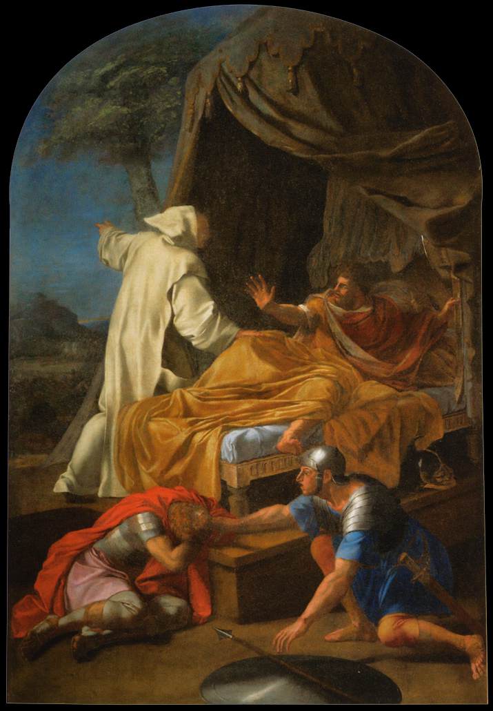 Apparition of Saint Bruno to Count Roger - Eustache Le Sueur