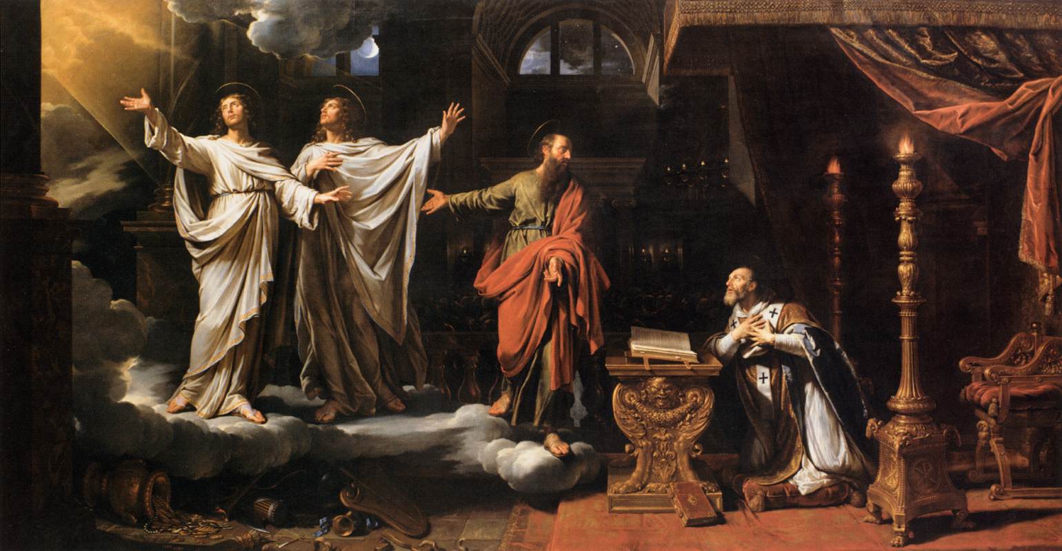 Apparition of Saint Gervais and Saint Protais at Saint Ambroise - Philippe de Champaigne