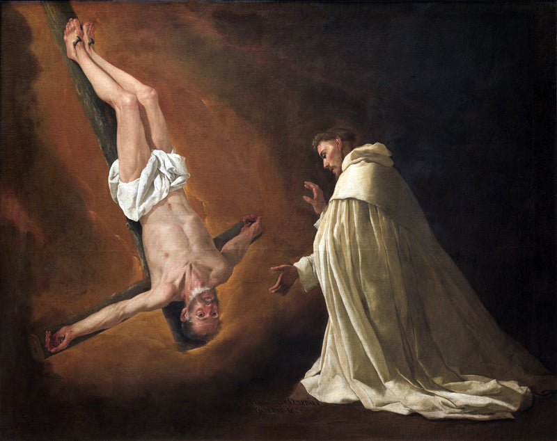 Apparition of Saint Peter to Saint Peter Nolasque - Francisco de Zurbarán