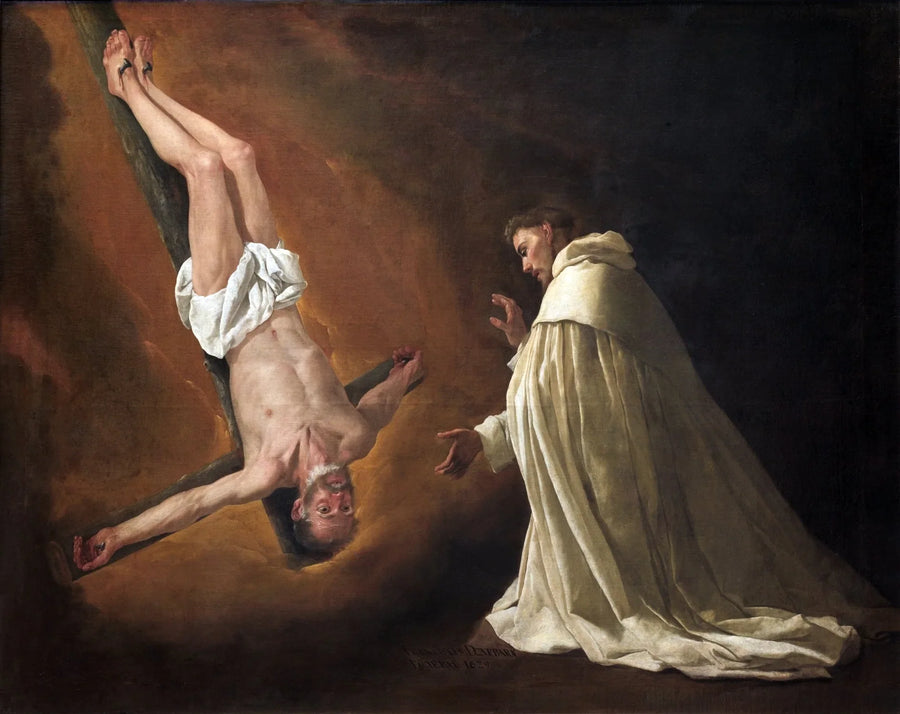 Apparition of Saint Peter to Saint Peter Nolasque - Francisco de Zurbarán